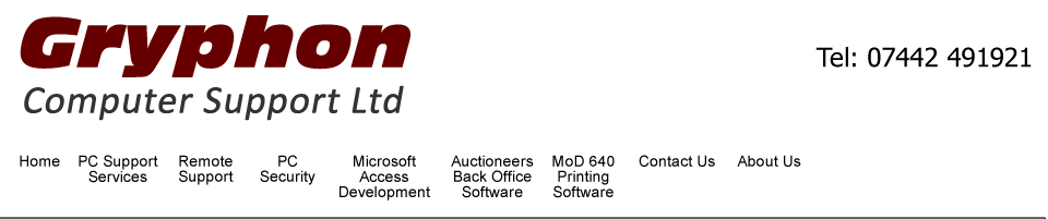 Gryphon Computer Support - About Us - PC Support, PC Repairs, virus removal,web design, Nailsea, Portishead, Clevedon, Wrington, Yatton